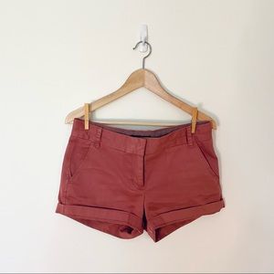 J. CREW Terracotta Chino Shorts